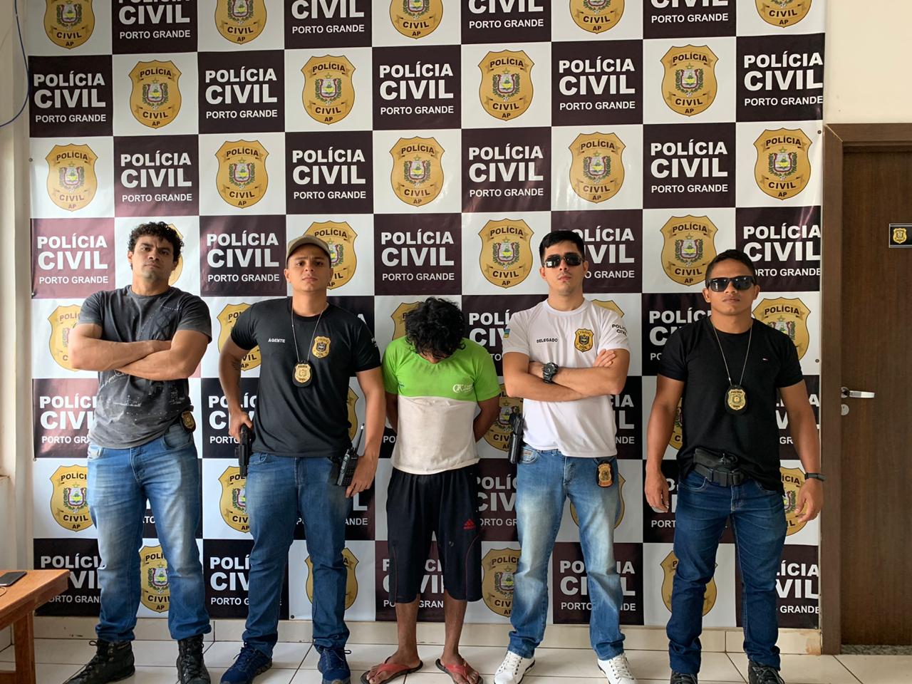 POLÍCIA CIVIL PRENDE HOMEM ACUSADO PELOS CRIMES DE FURTO E CORRUPÇÃO DE MENORES EM PORTO GRANDE